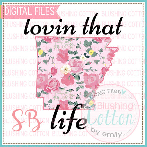 LOVIN THAT ARKANSAS LIFE WATERCOLOR DESIGN BCSB