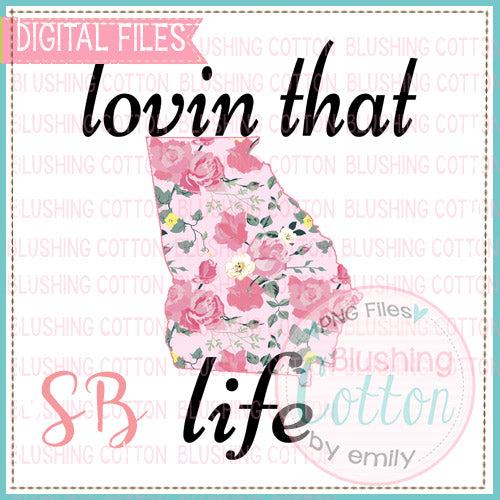 LOVIN THAT GEORGIA LIFE WATERCOLOR DESIGN BCSB