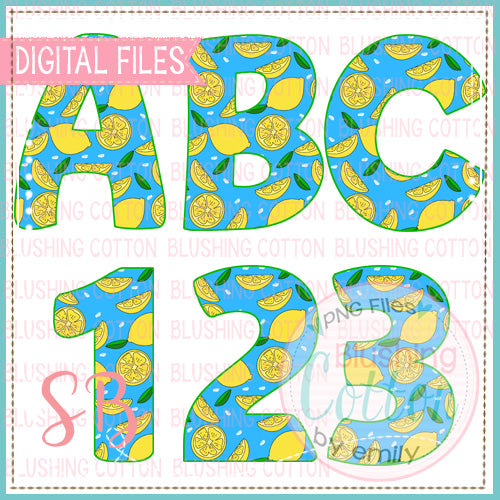 LEMON ALPHA AND NUMBER BUNDLE   BCSB