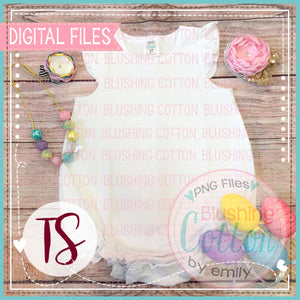 ARB WHITE CAP SLEEVE BUBBLE WITH EASTER ACCENTS LAYOUT DESIGN BCTS