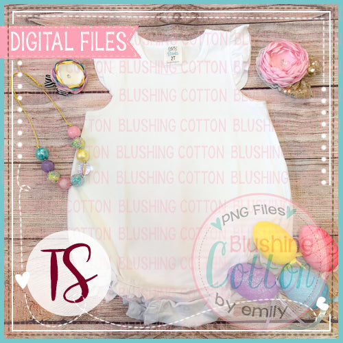ARB WHITE CAP SLEEVE BUBBLE WITH EASTER ACCENTS LAYOUT DESIGN BCTS