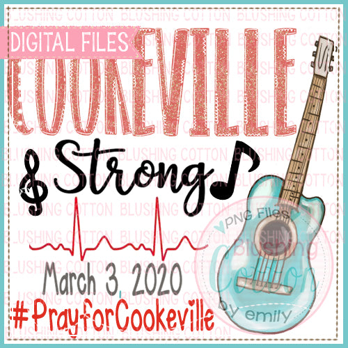 DESIGN!!!  COOKEVILLE STRONG WATERCOLOR PNG DESIGN BC