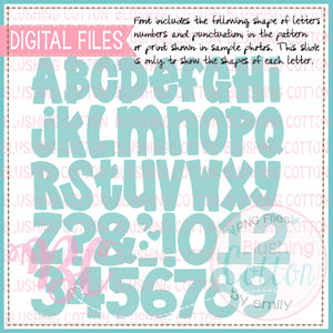 GREEN AND GOLD LEOPARD SPARKLE ALPHA NUMBERS PUNCTUATION FONT BCBC