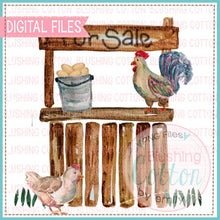 Load image into Gallery viewer, CHICKEN EGGS FOR SALE STAND DESIGN   BCEH