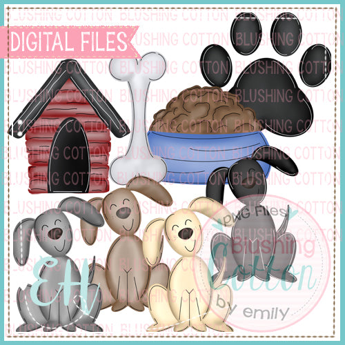 Doggy Paws Snack Cakes PNG Bundle    BCEH