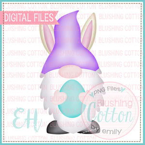 Easter Gnome Watercolor PNG Design   BCEH