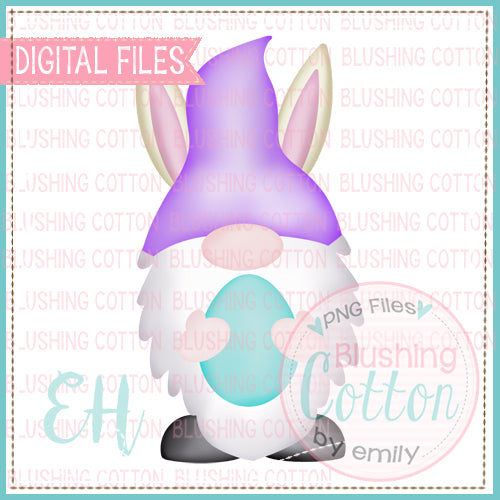Easter Gnome Watercolor PNG Design   BCEH