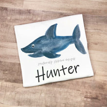 Load image into Gallery viewer, SHARK WATERCOLOR ART