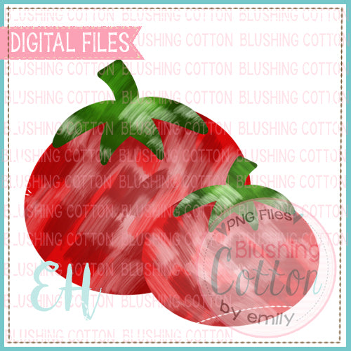Splashy Tomatoes PNG Watercolor Design    BCEH