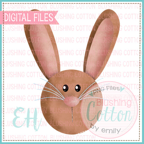 Tall Ear Bunny Boy PNG Watercolor Design    BCEH