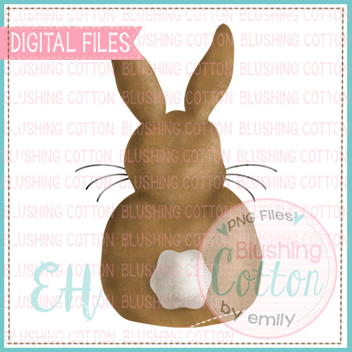 WOBBLY BUNNY WATERCOLOR PNG DESIGN     BCEH