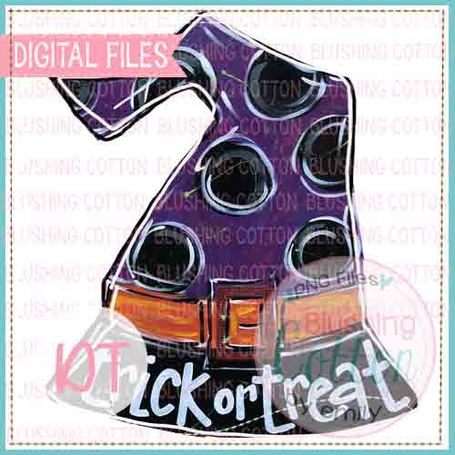 Witch Hat Trick Or Treat Design   BCDT