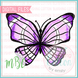 Purple Graceful Butterfly Design  BCMBC