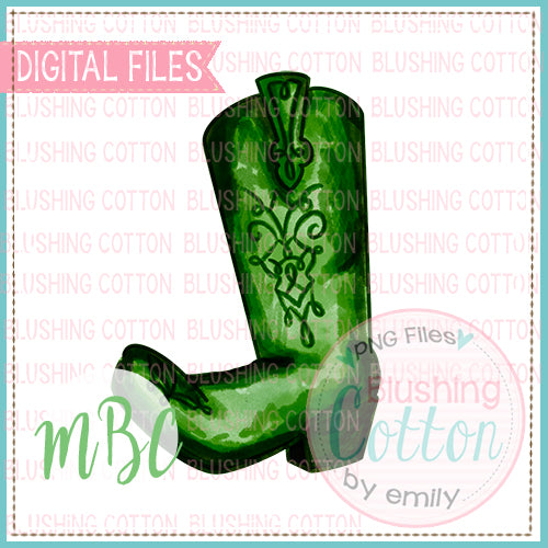 Sassy Green Boot Design  BCMBC