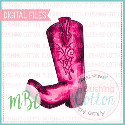 Sassy Pink Boot Design BCMBC